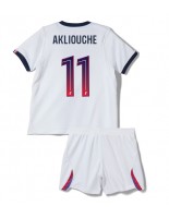 Paris Saint-Germain Maghnes Akliouche #11 Venkovní dres pro děti 2026-27 Krátký Rukáv (+ trenýrky)